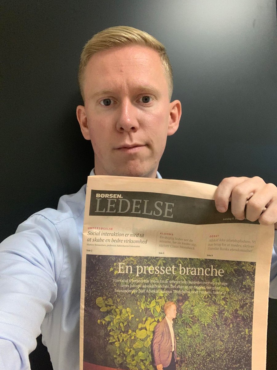 rasmusthingholm's tweet photo. 1/2 Ny rapport viser, at 39 % af de adspurgte advokater og advokatfuldmægtige har overvejet at forlade advokatbranchen inden for de seneste 6 måneder - primært for at få bedre work-life balance.
Kulturændring, øget fokus på fleksibilitet og bedre ledelse er vejen frem. @djoef https://t.co/ud63mR5RSx