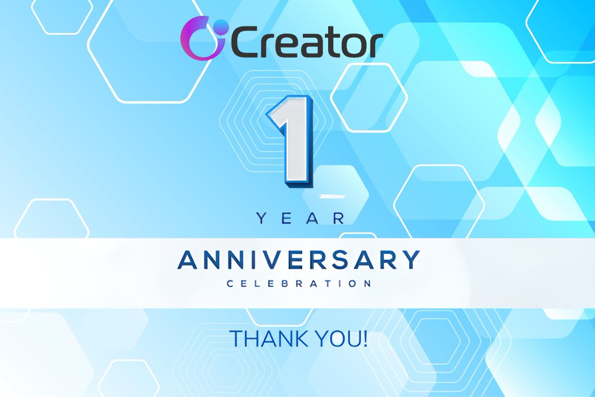 CreatorCTR's tweet photo. 🎉 HAPPY 1ST BIRTHDAY OF CREATOR 🎉
Creator is overjoyed to celebrate the first year anniversary
🔥We will strive to perfect Creator ecosystem with Shiniki as the latest product, step by step to gain a major foothold in NFT space in the long term. 

Best wishes to you &amp; Creator! https://t.co/sojnChYKAi