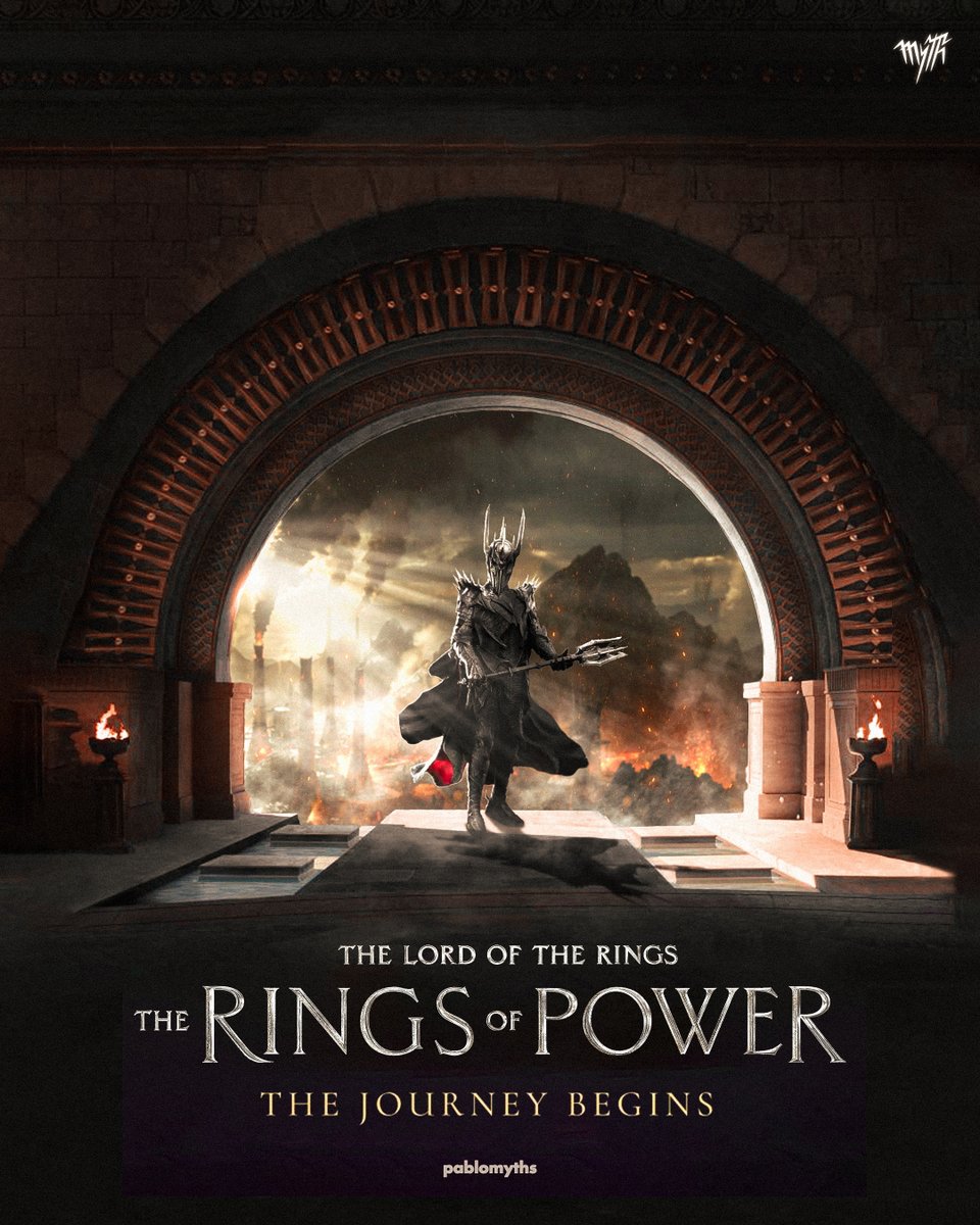 pablomyths's tweet photo. SAURON 💍 #ringsofpower
Concept Poster by @pablomyths (Fan art)
Original poster from Galadriel @PrimeVideoES
#lordoftherings #thelordoftherings #sauron #galadriel #theringsofpower #theringsofpoweredit #photoshop #movieposter #poster #tolkien #tolkienart #gandalf #primevideo https://t.co/FZn2qH5HdM