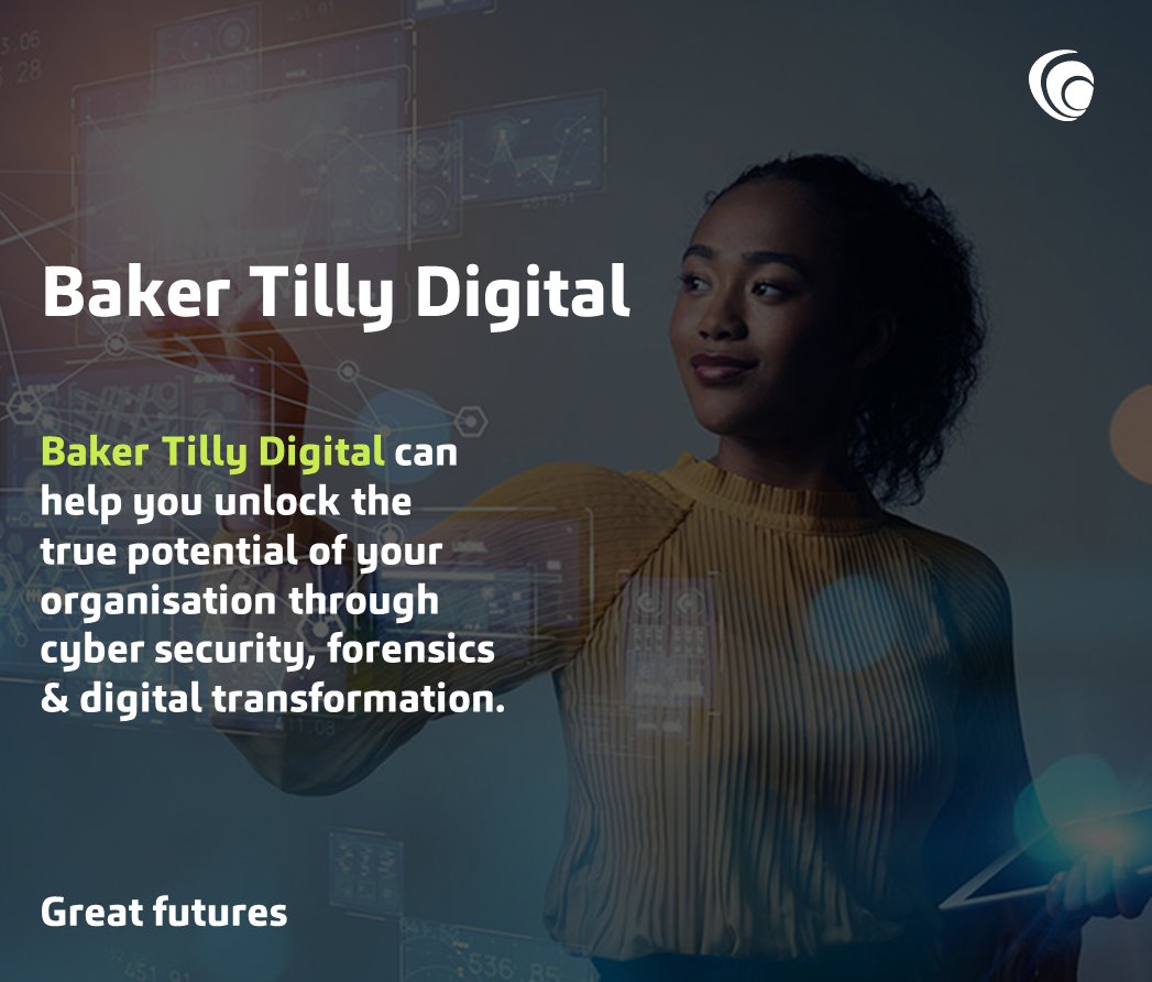 Baker Tilly Digital can help you unlock the true potential of your organisation through cyber security, digital transformation &amp; forensics.

#cybersecurity