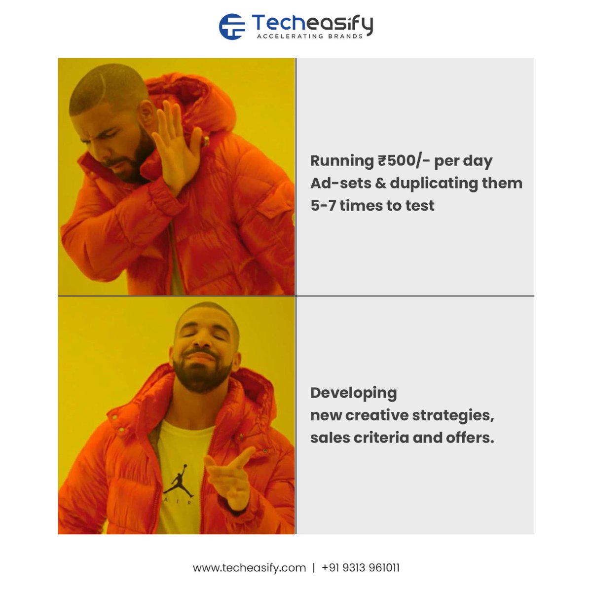 TechEasify's tweet photo. Want to win in ads in 2022?

We've got strategies that work for your eCommerce business!

Got any queries?
Contact on: 93139 61011
.
#techeasify #techeasifysurat #Facebookmetapartner #eCommerceFBAds #fbadsmastery #fbadsstrategist #marketingagency #fbadagency #fbadspecialist https://t.co/LpWwIsFjvl