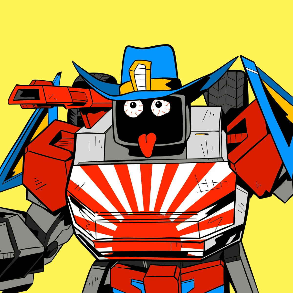 🎙#NonFungibleFriday #TwitterSpace

 <a href="/artbythumbs/">Thumbs</a> has created a ᴛʜᴜᴍʙꜱ ʀᴇɴᴅɪᴛɪᴏɴ NFT of  <a href="/thedrunkrobots/">Drunk Robots</a> to giveaway to a Self Loathing NFT holder at NFF!
Be at NFF This Friday to WIN this Awesome NFT!

#NFTGiveaway #NFTCommunity #ThumbsClub #DrunkRobots #SelfLoathingNFT