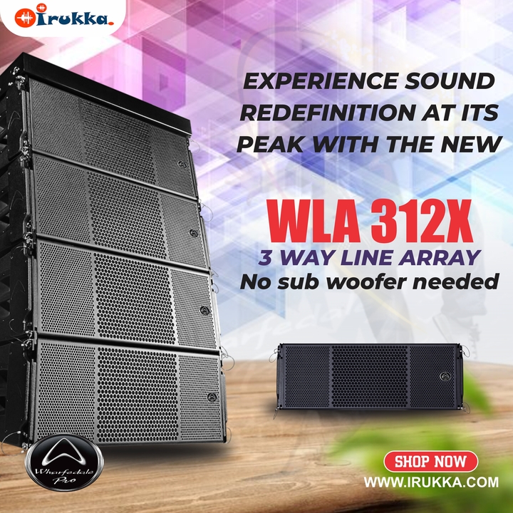 #WharfedalePro WLA-312X is a perfect 3-Way Line Array System built to cater for literally every type of event.

Visit our website irukka.com for more inquires.

#WharfedaleNigeria #Irukka #MusicStore #IrukkaMusicMall #wharfedalewla312x #irukka #irukkaonline