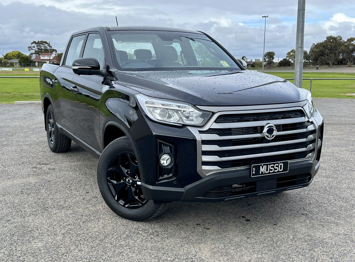waynephilliskgm's tweet photo. The complete package. The Musso is a big, bold, beauty, with a striking front-end, luxurious interior and rugged off-road driving performance. #DriveLong #WaynePhillis #InStockNow https://t.co/wkNUC5Uon4