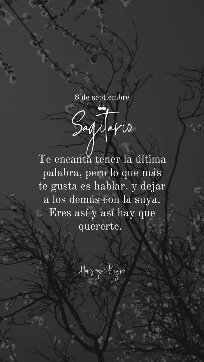 sagitario_hn's tweet photo. El horóscopo diario del 8 de septiembre para #Sagitario ♐🔮✨ #horoscoponegro #horoscopodiario https://t.co/PgT0OmmAmm