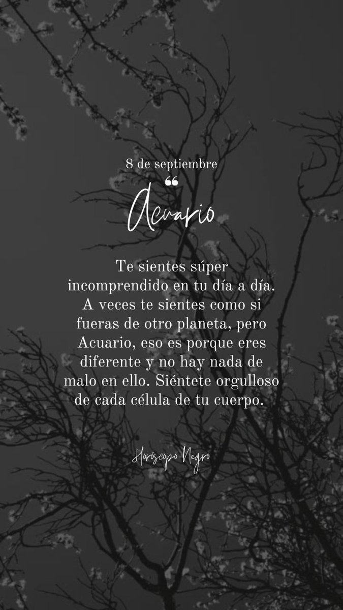 acuario_hn's tweet photo. El horóscopo diario del 8 de septiembre para #Acuario ♒🔮✨ #horoscoponegro https://t.co/vugLaZzEyT