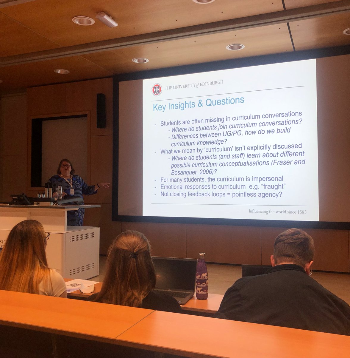MaishaIslam_28's tweet photo. Really interesting study at @uniofedinburgh from the lovely @cathybovill about student perceptions of the curriculum - the amount of students feeling they have a passive role underscores work of partnership @RAISEnetwork #RAISE2022 https://t.co/v7r9xZjJuA
