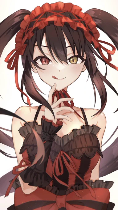 お題箱から 時崎狂三ちゃん描かせていただきましたありがとうございました! 