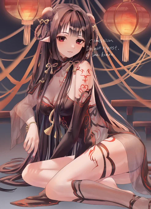 skeb納品後にセンシティブ喰らったやつです…(今は解除されてる)キャラ可愛くて楽しかった〜 