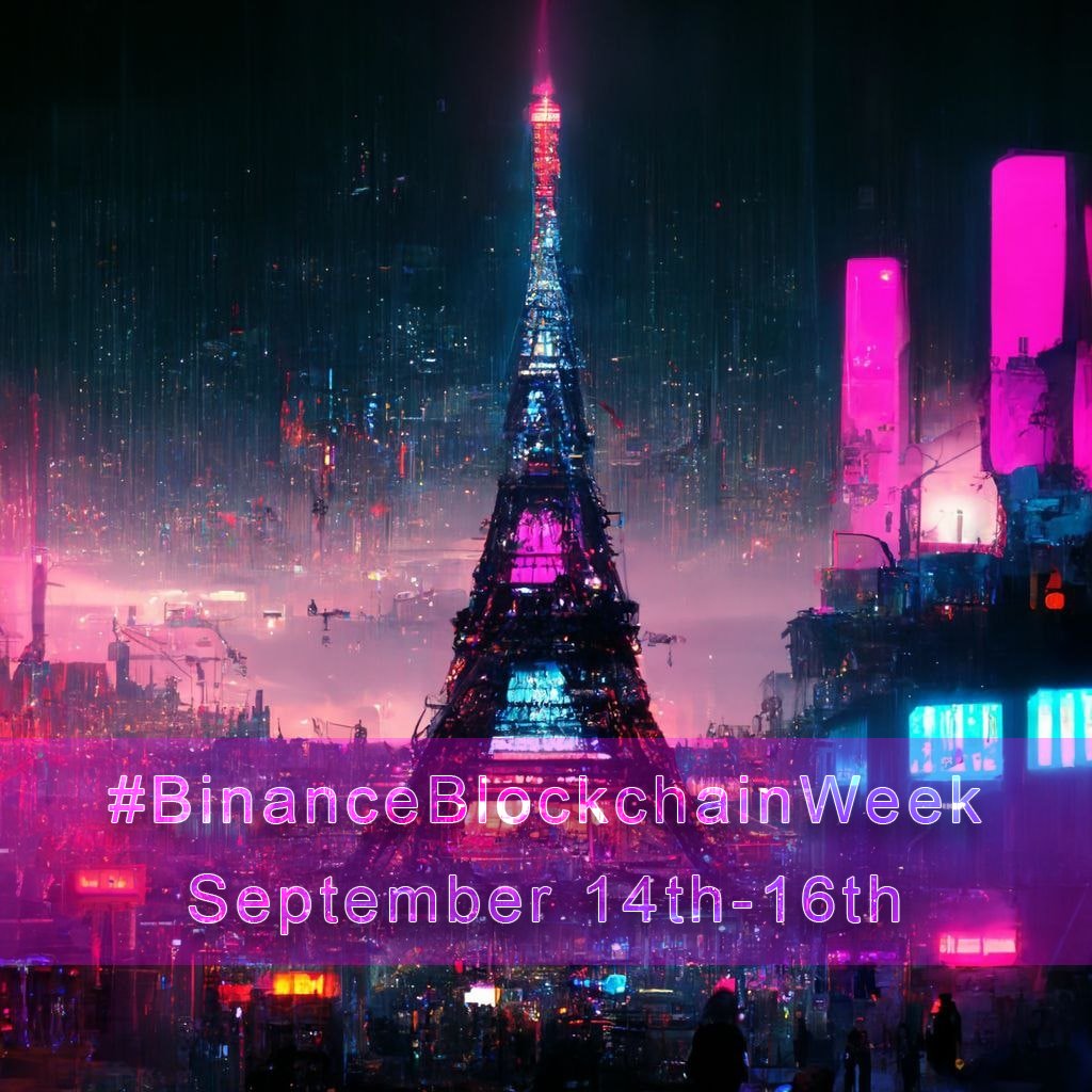 CryptosBatman's tweet photo. In cooperation with @Binance I am giving away 2 tickets to #BinanceBlockchainWeek in Paris 🇫🇷

Retweet this and comment why you want to go to the event. I look forward to see you there! $BNB #BNB https://t.co/x7Ivtxj2u6