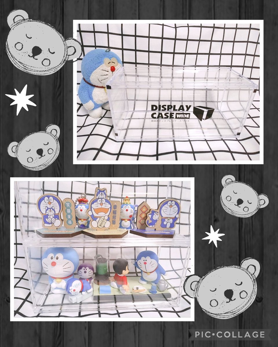 【🌟】セリアのこれ、小さきスタンドやフィギュアを飾るのにおすすめ🌟重ねられるし、蓋が手前に開くから出し入れもしやすい🙌 