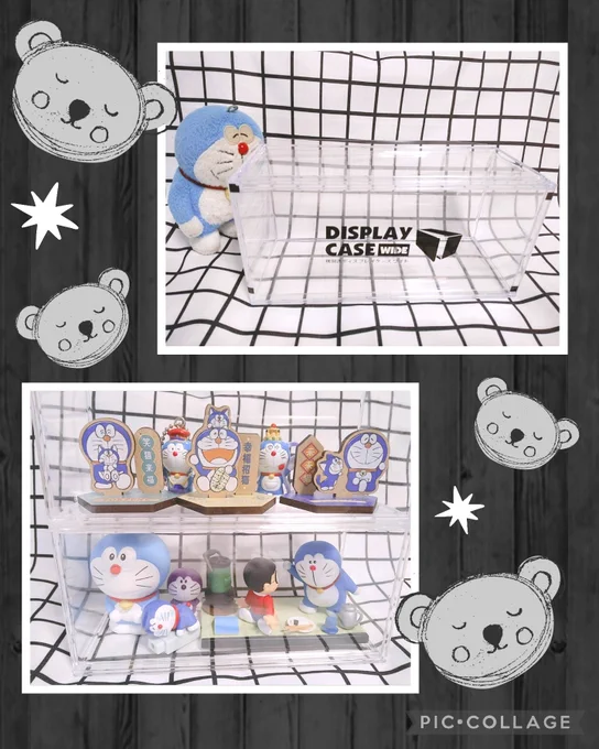 【🌟】セリアのこれ、小さきスタンドやフィギュアを飾るのにおすすめ🌟重ねられるし、蓋が手前に開くから出し入れもしやすい🙌 