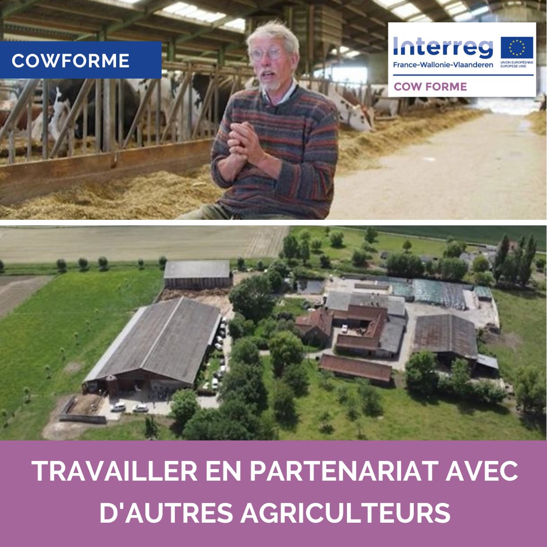 InstitutElevage's tweet photo. Zoom sur 🤓 | Projet 🇪🇺 #CowForme 🇫🇷 🇧🇪
↪ Découvrez le témoignage 💬 de Christophe : il a fait le choix de travailler avec d'autres #agriculteurs 🐄
👉 Grâce à une bonne organisation du travail 💡, Christophe a + de temps libre 💪
A découvrir 📹 : https://t.co/JOEQPyjuAa https://t.co/8qvgbbllb6
