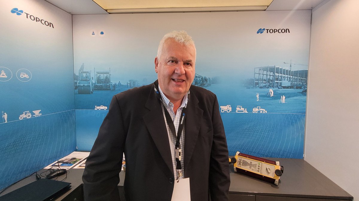 ArgueJonathan's tweet photo. Talk to Seamus Costello on all things Machine Control @TopconGB_IRE at Stand A28, Southern Construct Summit and Exhibition by @CIF_Summits #SouthCon22 https://t.co/SlDZHYAA11