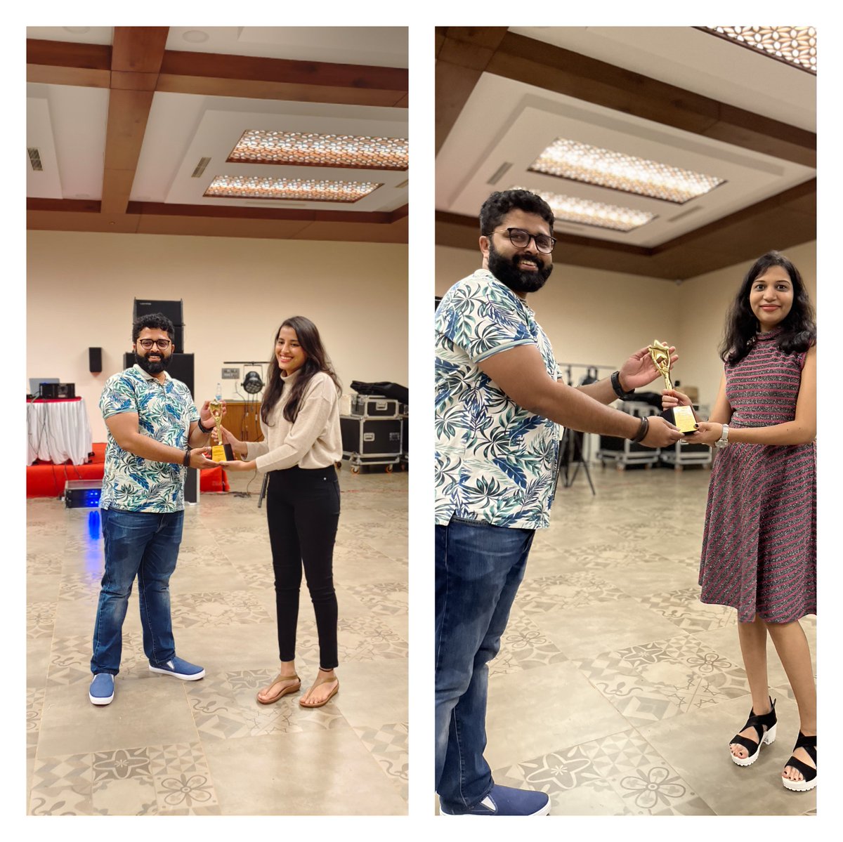 design_string's tweet image. Celebrating our Standout champions @SharadhiPathi @AndeVenkatapri1, who consistently deliver exemplary work.
Congratulations!! Keep Rocking.
#kudos #gratitude #yourock #workhero #dreamteam  #thankyou