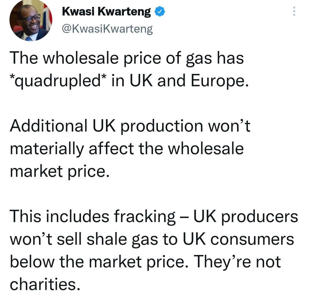 sunny_hundal's tweet photo. Perhaps the new PM could listen to her own chancellor, who just a few months ago explained why her energy strategy won't work https://t.co/ukHPxVjKro