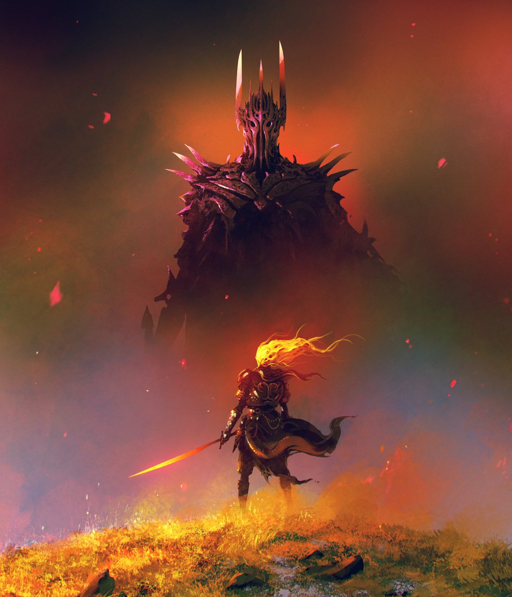 VideoArtGame's tweet photo. Illustration | Galadriel vs Sauron

Artist: @kalmahul https://t.co/JJMcsfJBRv