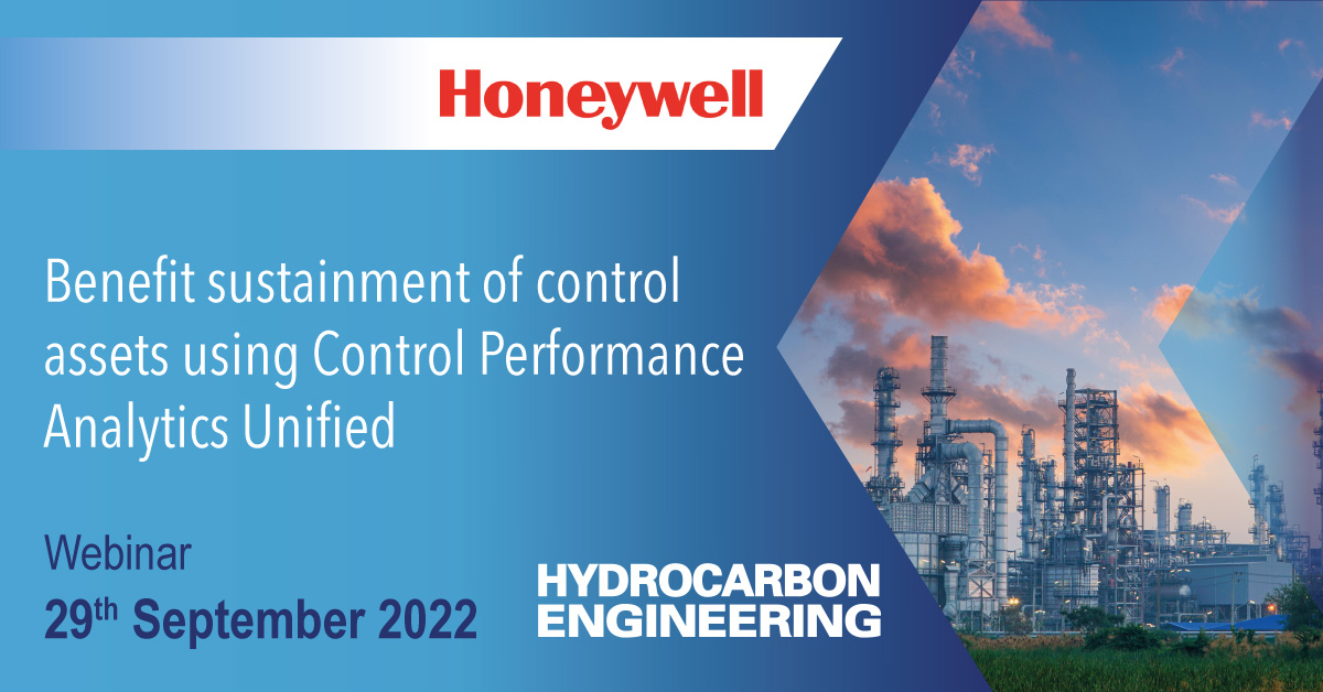 HydrocarbonEng's tweet photo. .@honeywell 's webinar is on 29 September. Register for your free place today: https://t.co/CkehlwvfNZ
In this webinar, the company’s expert will outline Honeywell’s approach to benefit the sustainment of #ControlAssets using Control Performance Analytics Unified (CPA-U). https://t.co/ivaNJAYUSH