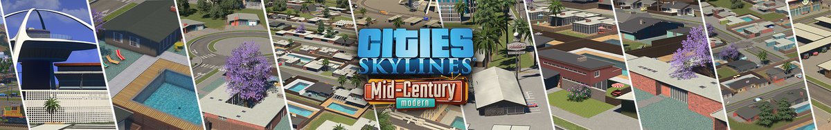 Here is the condensed version of dev-diary and unit roster of the upcoming Mid-Century Modern pack, heading to <a href="/CitiesSkylines/">Cities: Skylines</a> very soon - a 🧵:

 (⚠️Check Full Version Here: forum.paradoxplaza.com/forum/threads/…)