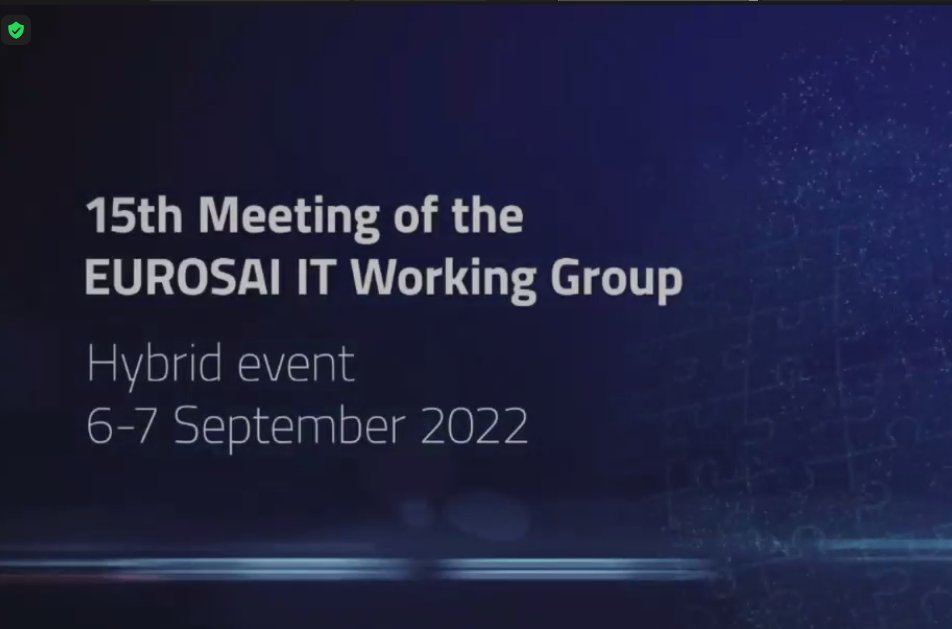 IT_TurkishSAI's tweet photo. 15th Meeting of EUROSAI IT Working Group was held on September 6-7, 2022 in hybrid format. 
A presentation was made by TCA on “The development of internal framework on IT auditing – Why is it necessary?” at the meeting. https://t.co/fuXjrAU3ZO