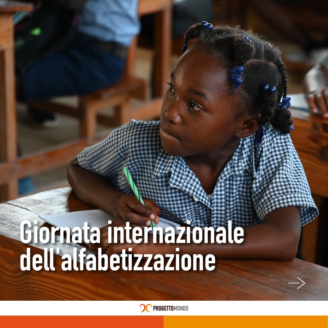 Oggi è il #LiteracyDay, la Giornata Internazionale dell’Alfabetizzazione, istituita dall’<a href="/UNESCO/">UNESCO 🏛️ #Education #Sciences #Culture 🇺🇳</a> nel 1967 allo scopo di garantire un’#educazione di qualità, equa ed inclusiva, e un’opportunità di apprendimento per tutte e tutti.

Scopri le nostre attività: bit.ly/3cSN6n9