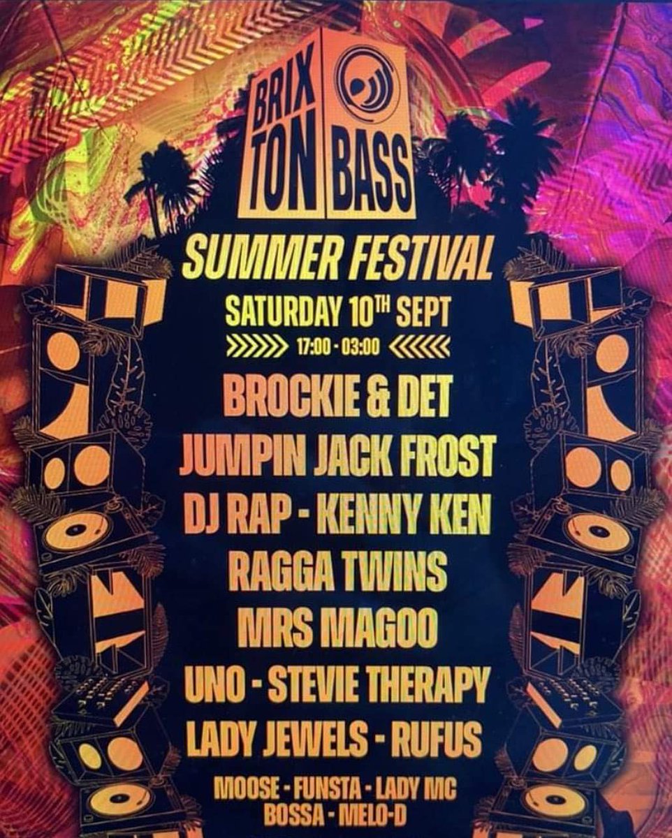 Been looking forward to this one for a hot minute repping for my bro <a href="/djjjfrost/">Jumpin Jack Frost</a> down at Hootanany for Brixton Bass 💯💯

This Saturday 5pm-3am big line heavyweight line up 🔥🔥

#brixtonbass #southlondon #brixton #jungle #dnb #junglist #summerfestival