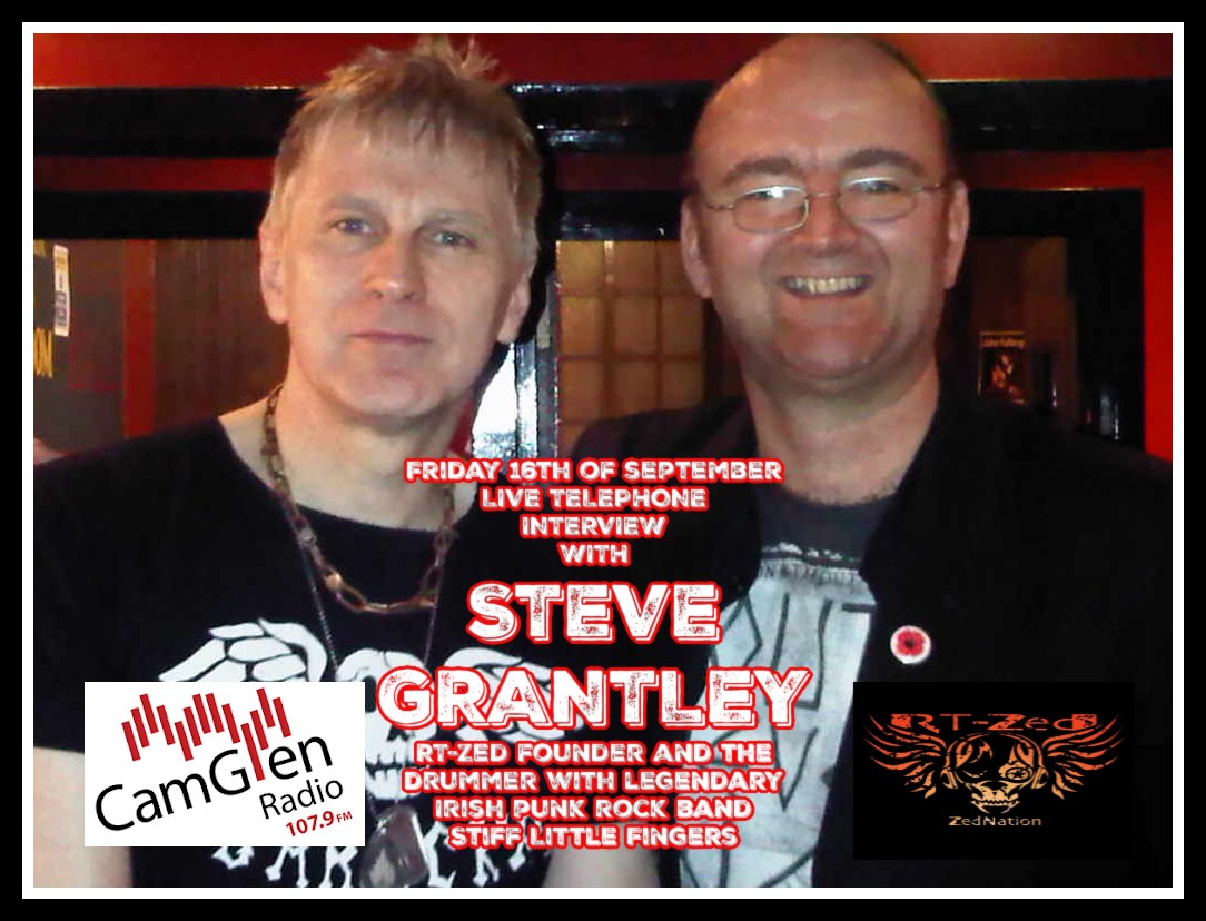 kick_doors's tweet photo. Get your questions &amp; requests in!! @rtzedofficial co founder @stevegrantley Live interview Friday 16th September - 6-8pm on @OfficialCamGlen
#Newalbum 'ZedNation' Pre sale - https://t.co/n4Ze4lQjBA
Thanks BB! #stifflittlefingers #rtzed #liveradioshow #stevegrantley #interview https://t.co/yznZzGcy22