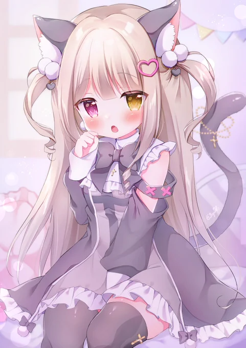 甘えておねだりしてくる猫ちゃん 