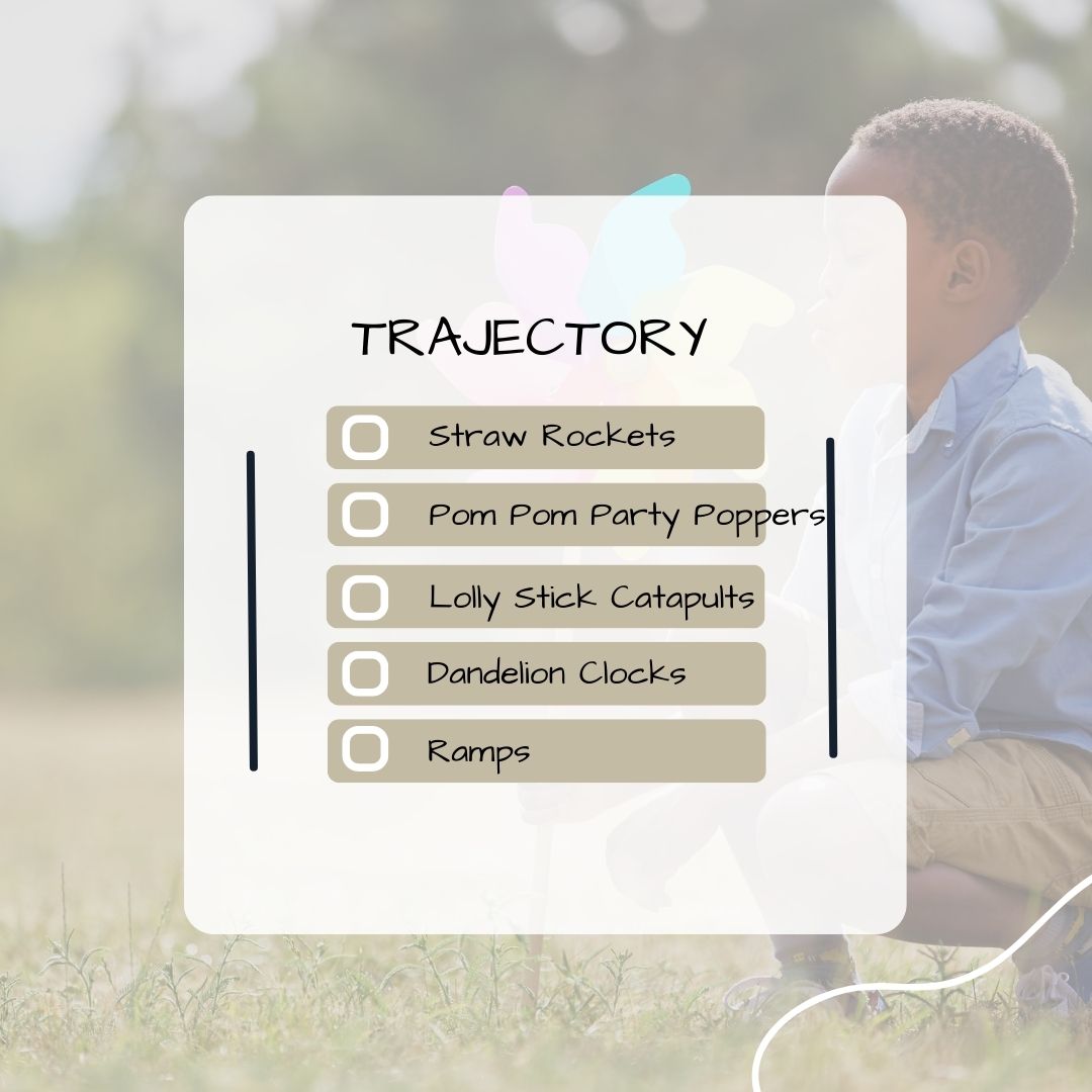STEMExplorersHQ's tweet photo. Do your learners love watching how objects move?

Yes?

Then they're likely to be following the trajectory schema. There are lots of ways to nurture this in STEM...

🛩 Paper Planes
🚀 Stomp Rockets 
 🟢 Marble runs 
🚠Ziplines 
🌬 Bubbles 
🍭Lolly Stick Catapults

#EYFS https://t.co/yVR80urMtm