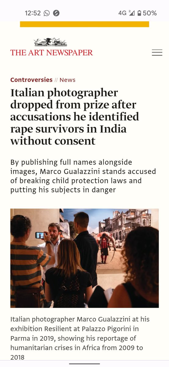 A mark of Gualazzini's cowardice is that he hasn't responded to the allegations against him. 

Instead he just thinks he can bully journalists into silence with legal threats. 

Good luck with that.

theartnewspaper.com/2021/10/19/pho…