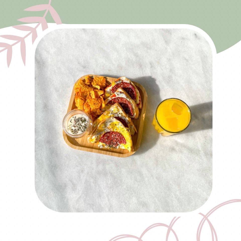 #مسلا مين باقي ما جرب فطورنا..😉