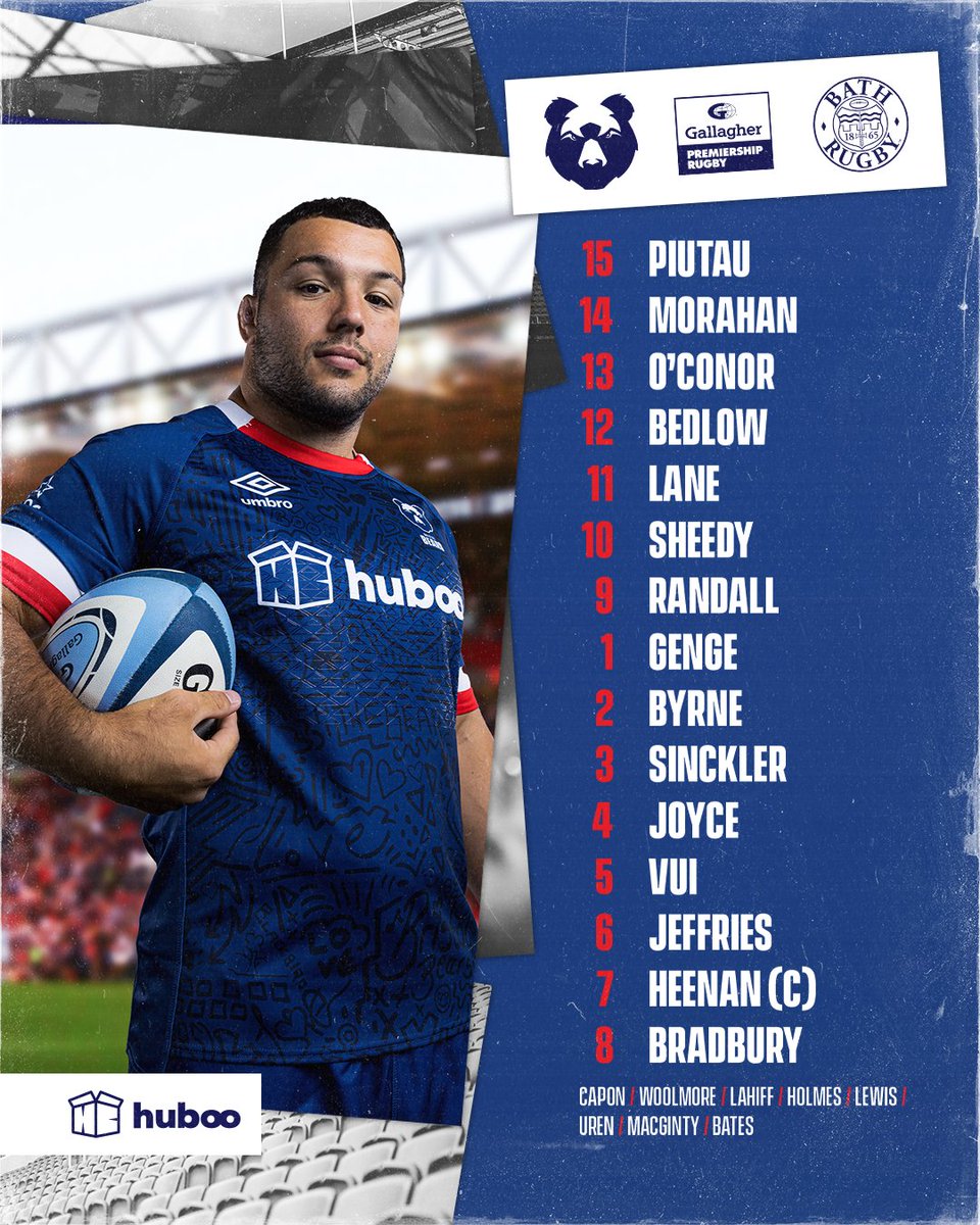 BristolBears's tweet image. 𝗛𝗼𝗺𝗲𝗰𝗼𝗺𝗶𝗻𝗴 🏡

Back in action with #TheBigOne! 📈

Who's joining us? 🙋

#BRIvBAT | #BristolBears