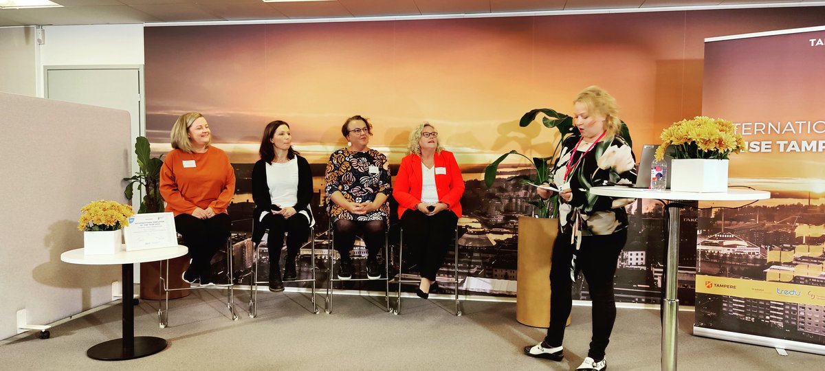 MariTaverne's tweet photo. International House Tampereen Entergr8 hankkeessa on kehitetty maahantulon alkuvaiheen viranomaisprosesseja. Tärkeinä kumppaneina @Verouutiset @DVVfi @KelaFpa @Maahanmuuttovir @tuulapursiainen @KoskimakiMarja @susanneheik #internationaltampere #talentboost https://t.co/OsdOxLVDGx