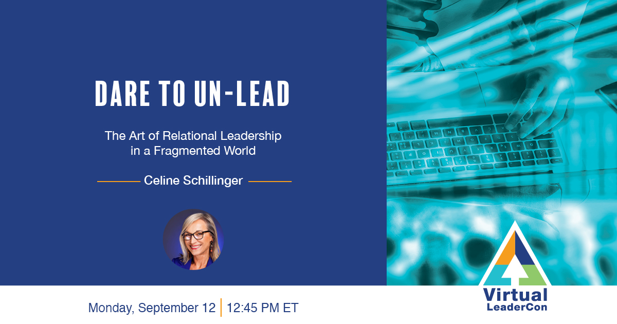 CelineSchill's tweet photo. Dare to Un-Lead!
I'm looking forward to join Day 1 of #LeaderCon
Sept. 12 at 12:45 ET
You can still register here:
https://t.co/x6i2AlmQGt
Inspiring themes & speakers, online, over 4 days
#leadership https://t.co/kixwEYxxxp