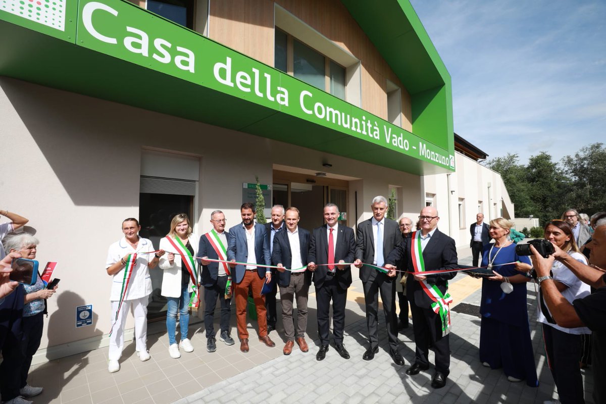 AUSLBologna's tweet photo. La nuova Casa della Comunità di Vado - Monzuno
Un investimento di 2 milioni e 500 mila euro. 1.100 metri quadrati su 3 piani, con 14 ambulatori per pediatri di libera scelta, medici di famiglia, infermieri domiciliari, specialistica. 
https://t.co/fHLbSwOizi https://t.co/kYmsM8IRPj