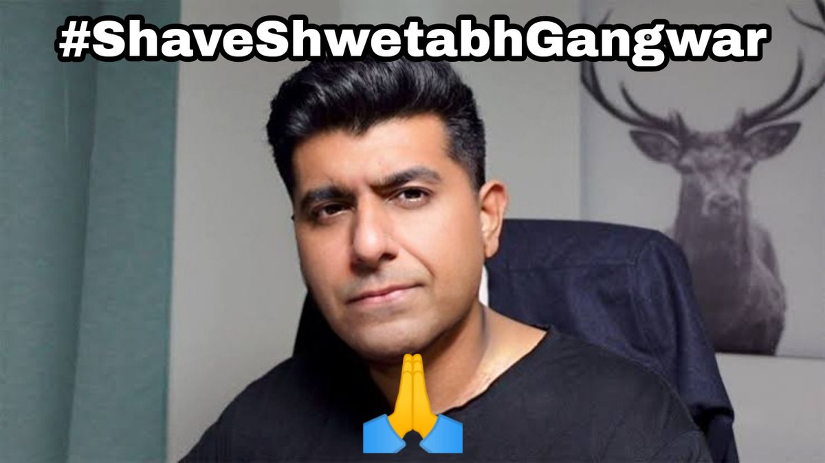 sajalrastogi63's tweet photo. Kardia bhai shave 
#SaveShwetabhGangawar https://t.co/2icmCBVEjj