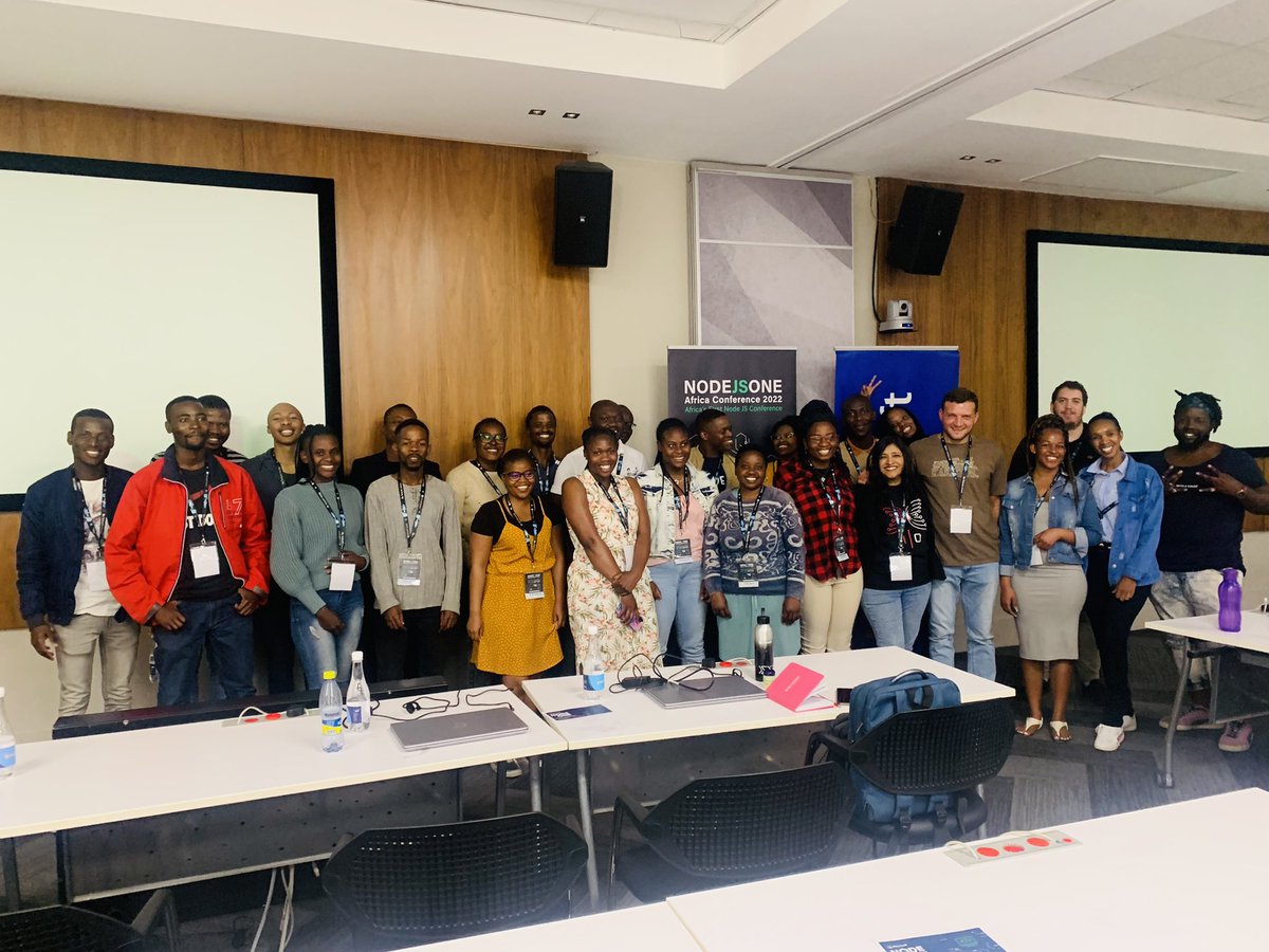 NodeJsOne's tweet photo. Thank you so much to @mlabsa , @wethinkcode &amp; @GirlCode_za for making it possible for your students to participate in the conference.
#NodeJsOne22 #AzureCosmosdb #AzureAdvocates #Nodejscommunity #MicrosoftZA #JS #nodejs #webdesign #react #mysql #laravel #webdev #mongodb #android https://t.co/8SFwEHPNyi