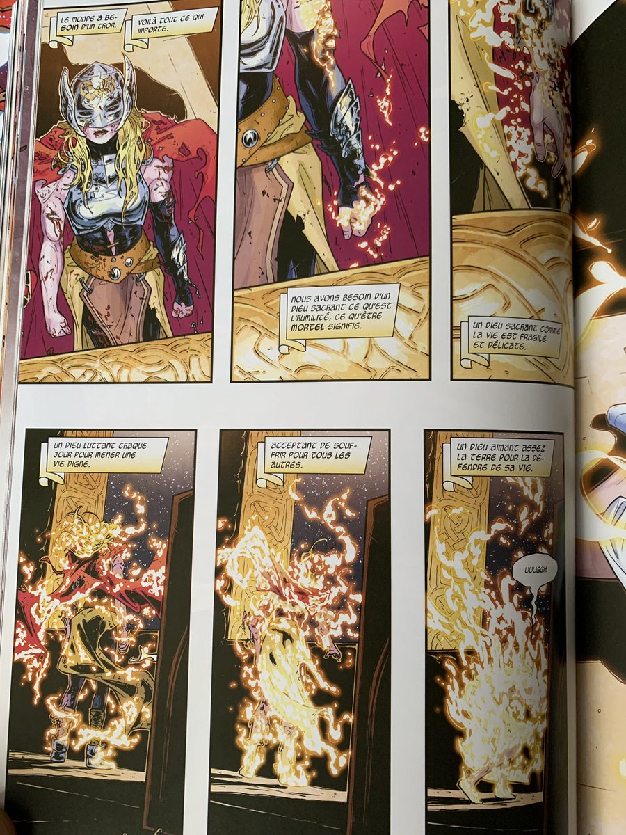 ComicsOlogie's tweet photo. Voici deux pages qui montrent encore une fois que Thor love &amp; Thunder est à des années lumières du comics https://t.co/mIZnmd1P56