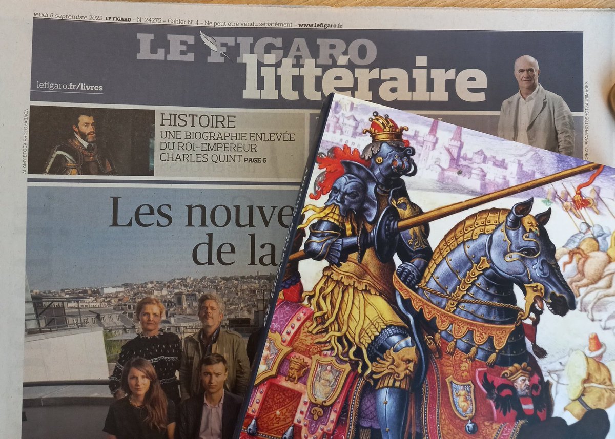 EN KIOSQUE | Dans le <a href="/Figaro_Livres/">Le Figaro Littéraire 📚</a>, <a href="/JMBastiere/">Jean-Marc BASTIERE</a> préconise la lecture de "Le rêve brisé de Charles Quint" de Guillaume Frantzwa : un "ouvrage très sourcé, bien structuré, clair et limpide dans son expression" centre sur Charles Quint et sa perception du monde. À lire ! #histoire