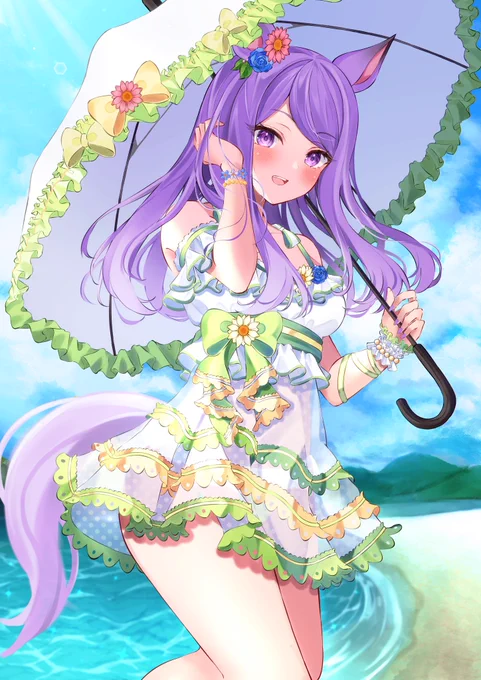 メジロマックイーンとバカンス#ウマ娘 #メジロマックイーン 