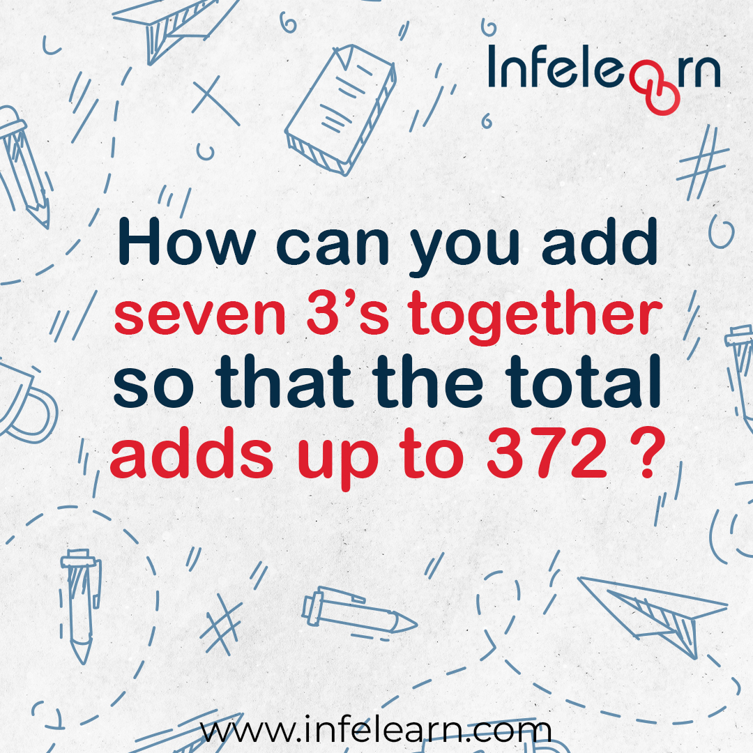 infelearn's tweet photo. Put on your brain thinking 🤔🤔🤔
.
.
Tell us your answers in the comments section below! 👇👇👇👇
.
.
.
.
.
.
#infebrain #infelearn #infepro #math #maths #mathsmagic #quiz #brainteasers #mathematics #logicalthinking #addition #numbers https://t.co/cMtWonP3qt