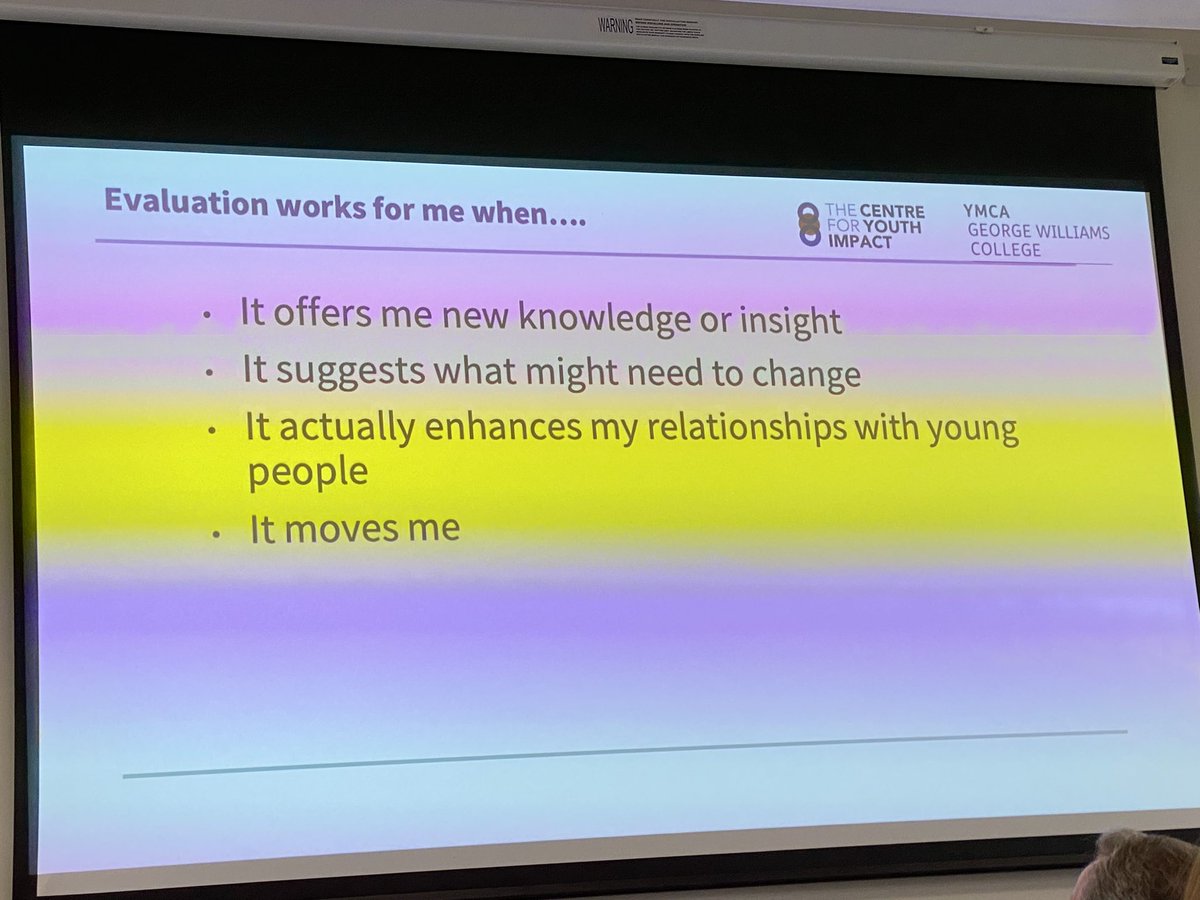 When does evaluation work for me? Couldn’t say it better than this! @EETrustUK