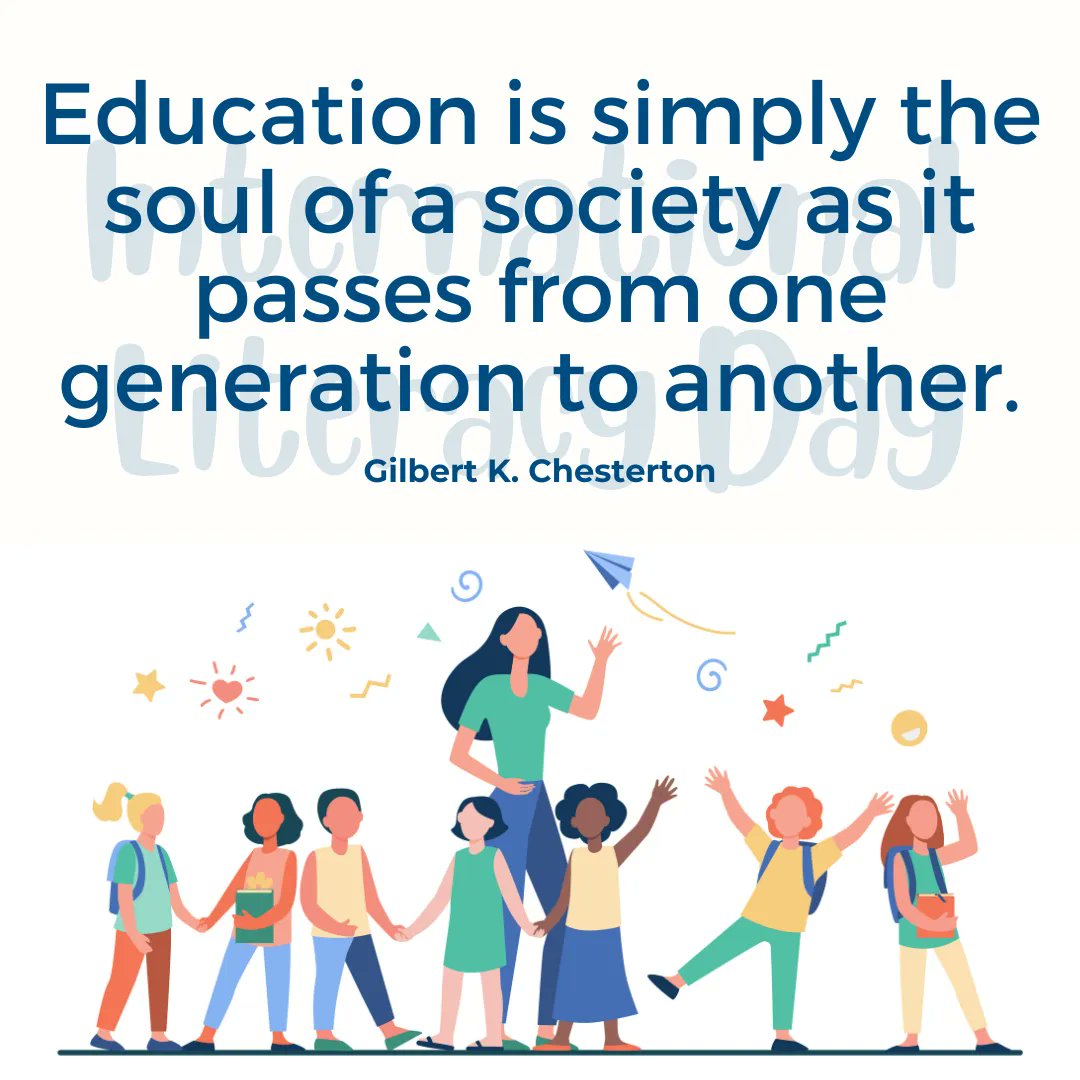 redmarkersystem's tweet photo. Education is simply the soul of a society as it passes from one generation to another. #InternationalLiteracyDay #8thSep https://t.co/pyAqzhonpF