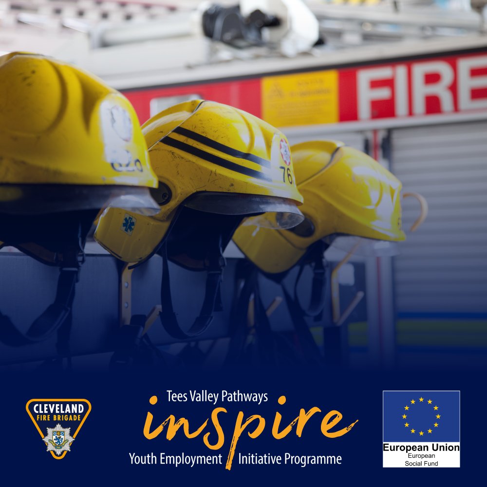 ❗ Our next YEI Inspire Course starts on 20/09 - for more information please email yei@clevelandfire.gov.uk or text 07802864017 ✉️ 

*You must be aged between 16-29 and in no other form of education, training or employment and live within the Cleveland area to be eligible. ✔️
