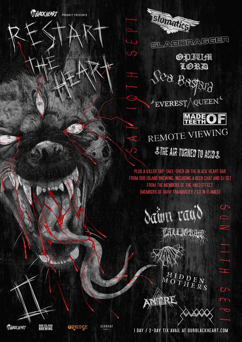 Stoked to be playing this on Saturday, it's been quite some time since we were at  <a href="/OurBlackHeart/">The Black Heart</a>!