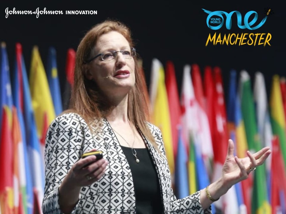 This week <a href="/JNJInnovation/">Johnson & Johnson Innovation</a> were at the <a href="/OneYoungWorld/">One Young World</a> Summit, an exciting gathering of young, inspirational future leaders. <a href="/nerida_scott/">Nerida Scott</a>  gave a keynote talk on the main stage, outlining how collaboration and our collective genetic codes could change the world. #mycompany #OYW2022