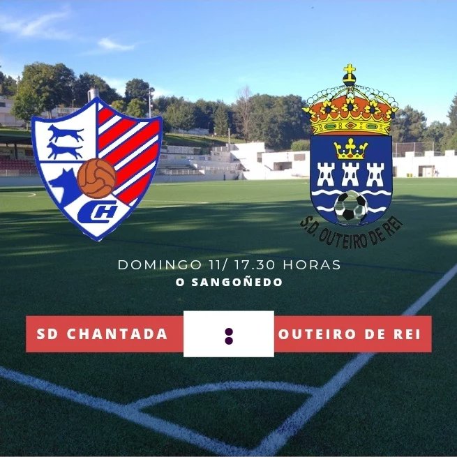 Vaia domingo nos espera ⚽⚽

⌚12.00 horas 
#SDChantadaFeminina 🆚 ADC Monteforte 

Trofeo Mercedes Arias 'Merce'

⌚17.30 horas 
#SDChantada 🆚 <a href="/SDOuteiroDeRei/">SD Outeiro de Rei</a> 

Primeira xornada de Liga 

#EseDé #fútbolnocorazón #MerceEterna #sempreconnós