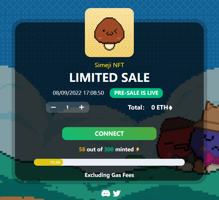 Crypto_simeji's tweet photo. 🎉Because of the bear market of the market, we provide 300 whitelists that can be minted for free Mint

📢Quick Minting if you are mentioned by us (only 300 NFTs on Twitter members)

🔗Mint only at our Official Website 👇 below (click to open)

https://t.co/vobxytzSQ9 https://t.co/T7zXNd95qn