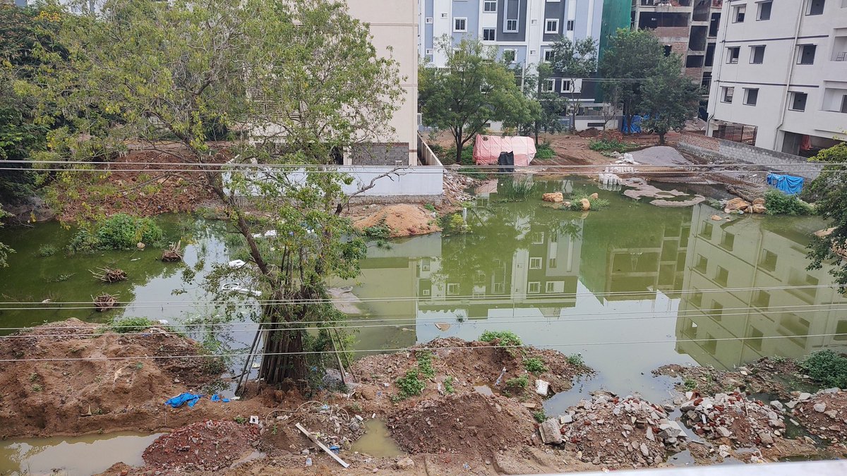psripalle's tweet photo. Request to look at the stagnant water which is a breeding hub for mosquitos and other harmful to human life parasites. Request authorities immediate action. @MinisterKTR @GHMCOnline @Director_EVDM @cdmatelangana @Collector_SRD https://t.co/HrGcIiPoKV