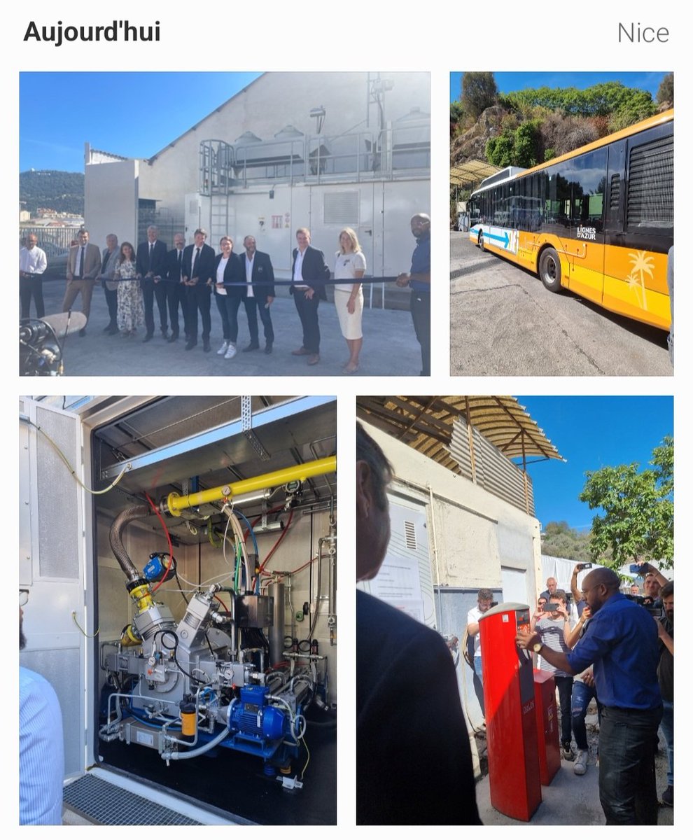 jpserrus's tweet photo. En direct de Nice avec @cestrosi chez le transporteur TANP STVE pour l'inauguration d'une station de #BioGNV. Bel exemple de decarbonation des flottes d'autocars dans le cadre du #planclimat de @MaRegionSud conduit par la majorité de @RenaudMuselier 
@Majorite_Sud 
@RepEnsemble https://t.co/F3jv6miD2e